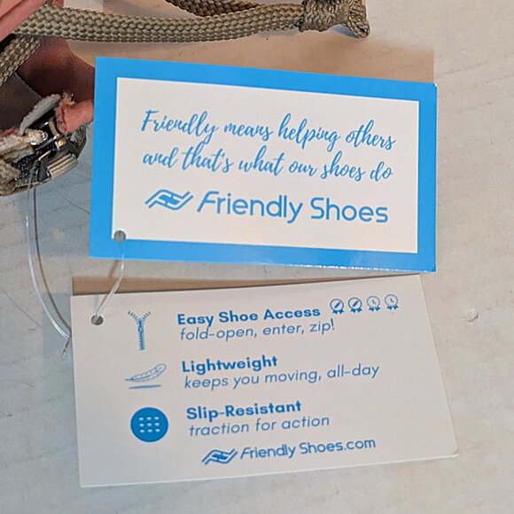 Friendly Shoes Women's Size 10 Excursion Wide Adaptive Sneaker- New With Tags - Picture 10 of 11